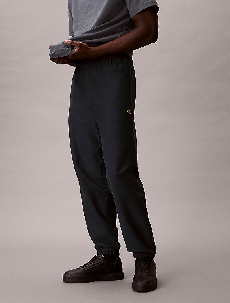 Calvin Klein Lacivert Renkli Erkek Premium Terry Monogram Eşofman Altı