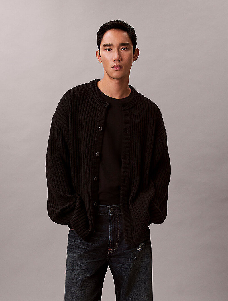 Erkek Chunky Cotton Hırka