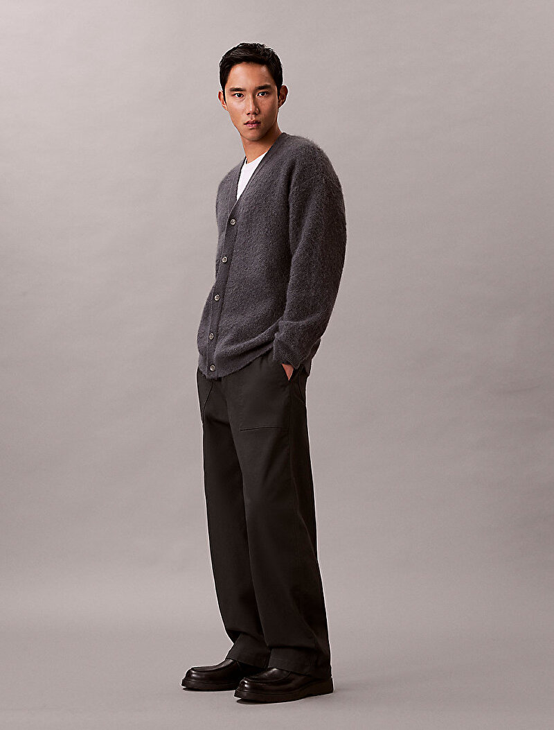 Calvin Klein Siyah Renkli Erkek Barrel Utility Pantolon