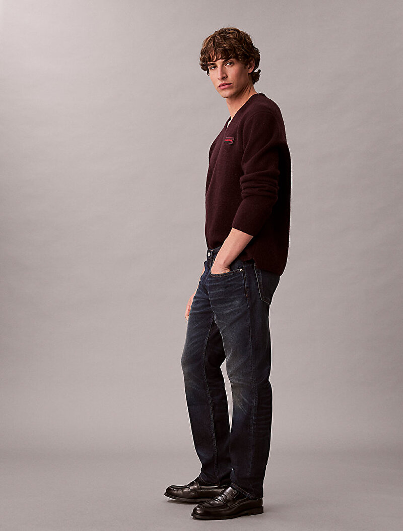 Calvin Klein Mavi Renkli Erkek Slim Vine Street Jean Pantolon