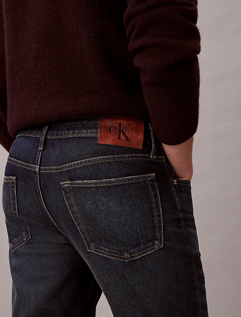 Calvin Klein Mavi Renkli Erkek Slim Vine Street Jean Pantolon