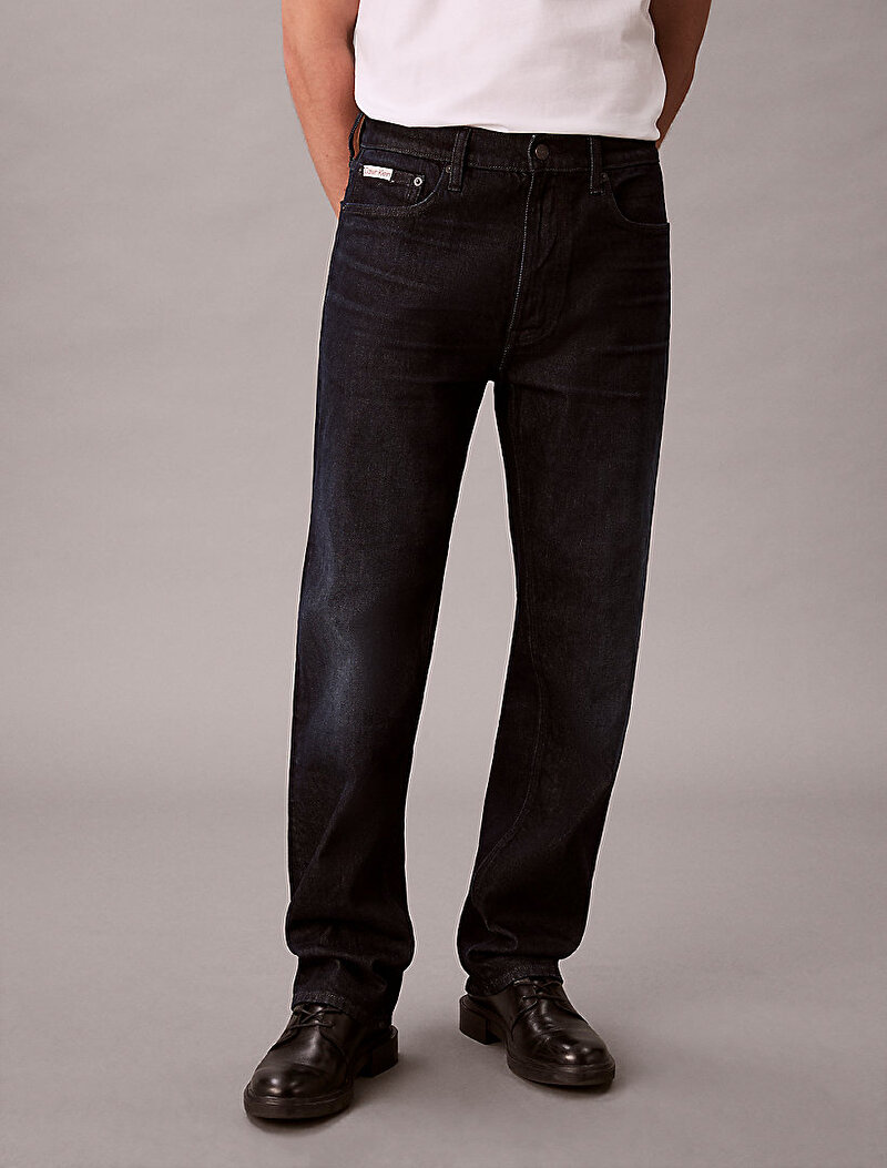 Calvin Klein Siyah Renkli Erkek Standard Straight Gothic Jean Pantolon