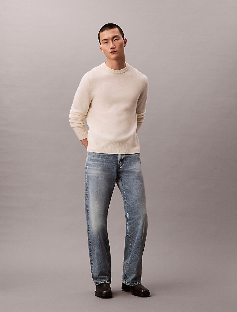 Erkek 90S Straight Vintage Jean Pantolon