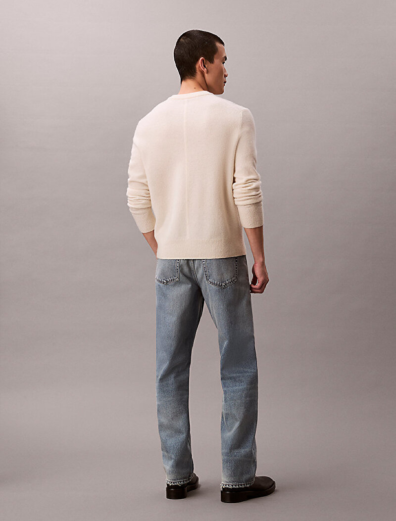 Calvin Klein Bej Renkli Erkek 90S Straight Vintage Jean Pantolon