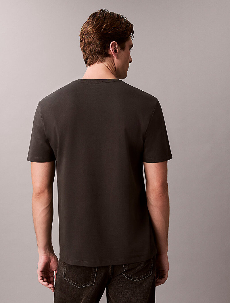 Calvin Klein Siyah Renkli Erkek 20s Calvin T-shirt