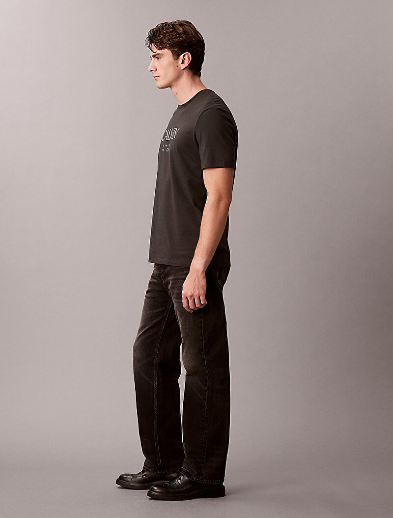 Calvin Klein Siyah Renkli Erkek 20s Calvin T-shirt