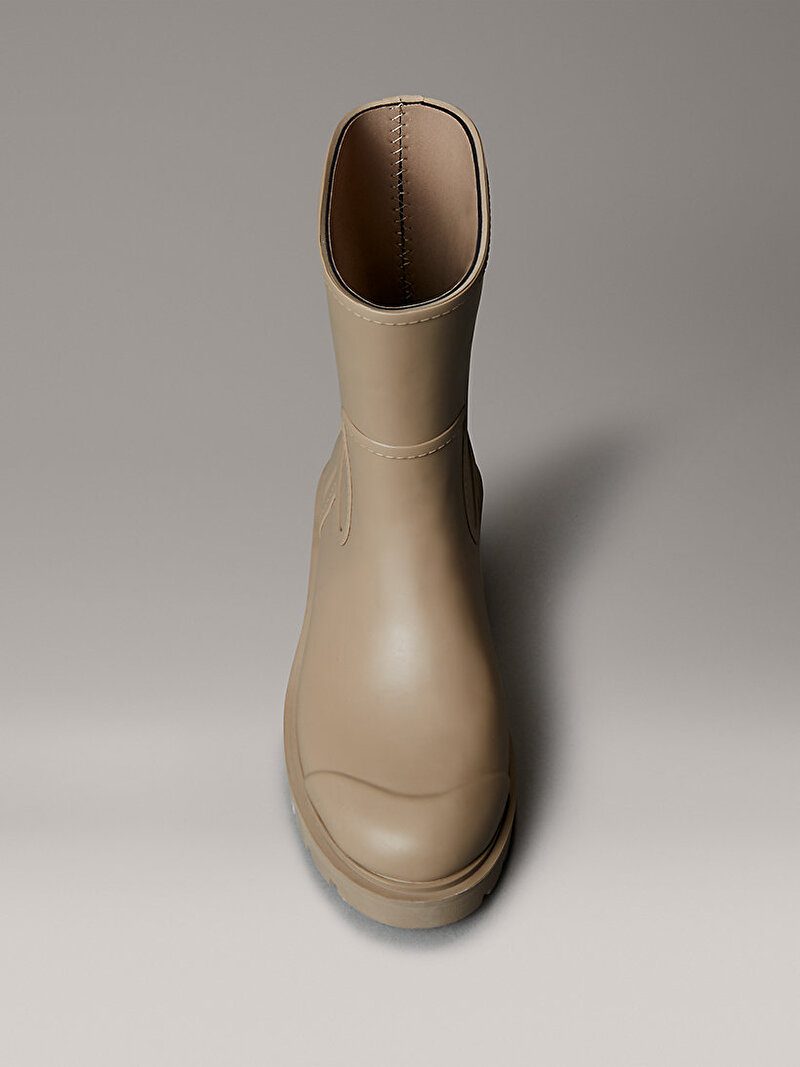Calvin Klein Bej Renkli Kadın Mid Rainboot Rubber Bot