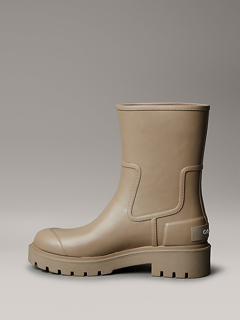 Calvin Klein Bej Renkli Kadın Mid Rainboot Rubber Bot