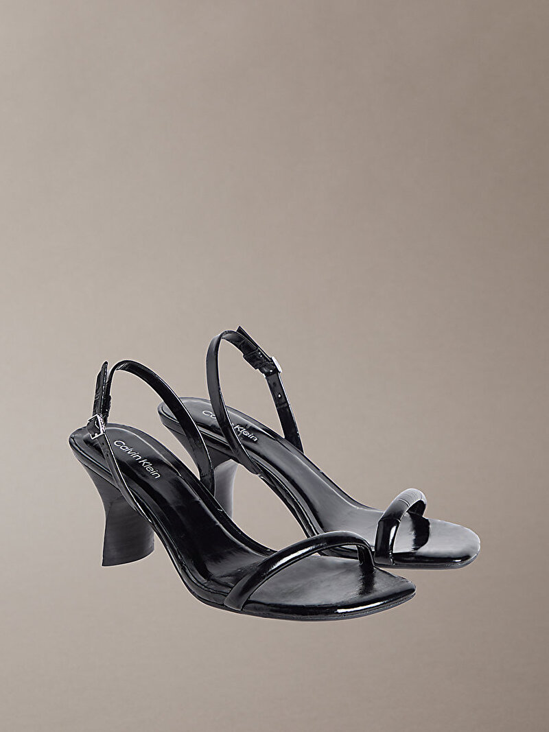 Calvin Klein Siyah Renkli Kadın Sculpt Kitt Heel Topuklu Ayakkabı