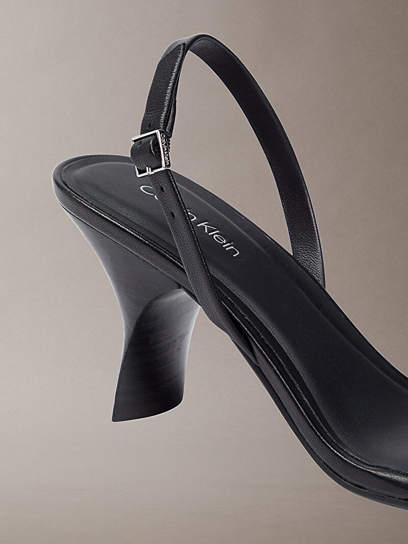 Calvin Klein Siyah Renkli Kadın Sculpt Kitt Heel Topuklu Ayakkabı