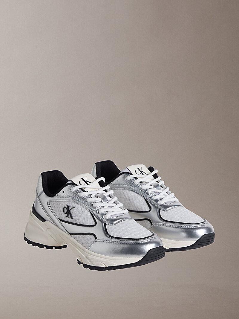 Calvin Klein Gri Renkli Kadın Hike Runner Lace Up Sneaker