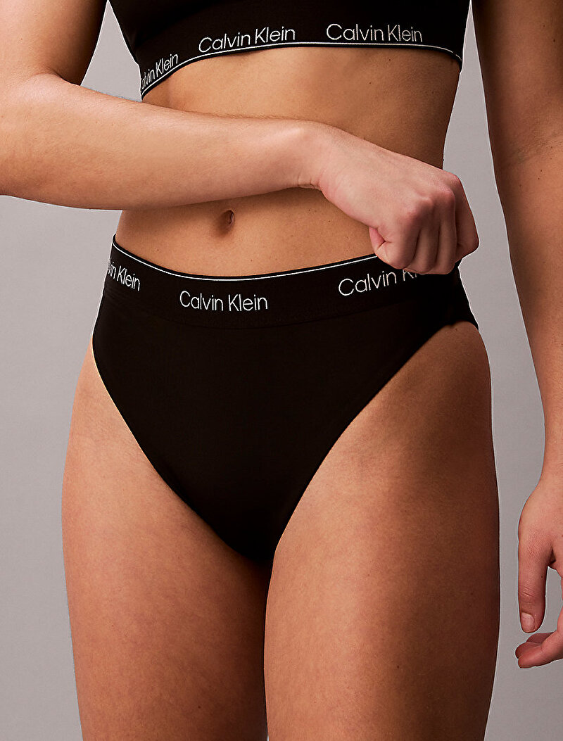 Calvin Klein Siyah Renkli Kadın Brazilian Bikini Altı
