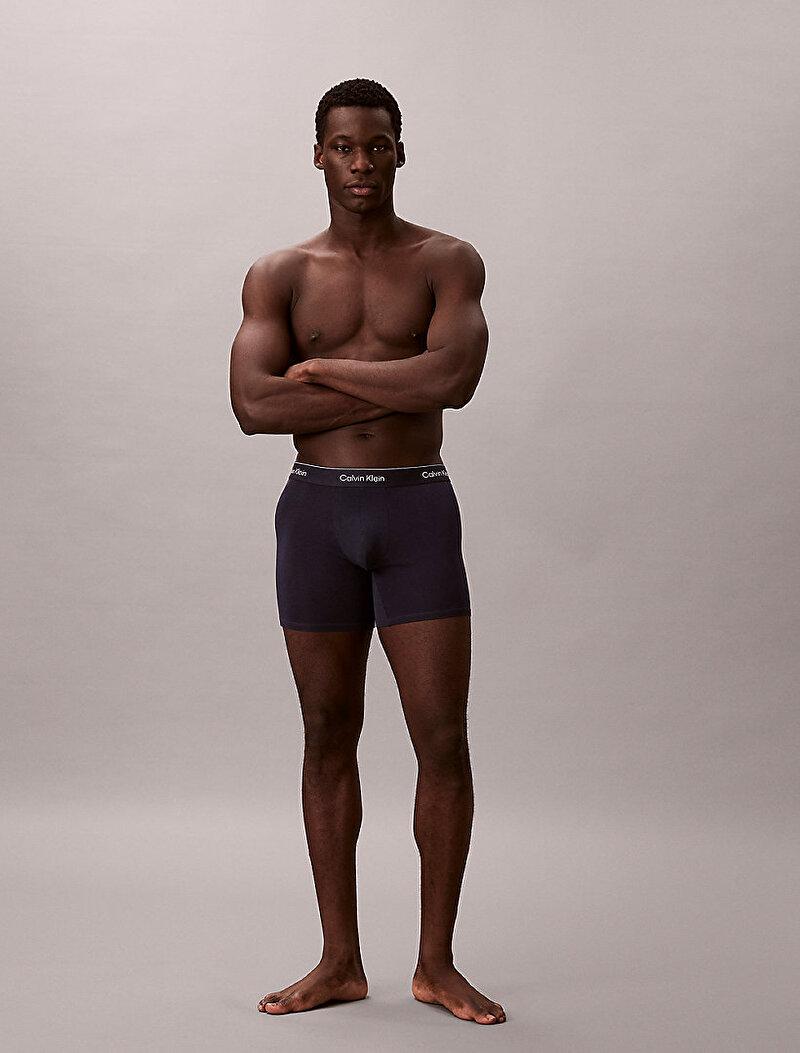 Calvin Klein Çok renkli Renkli Erkek 3'lü Paket Boxer Brief