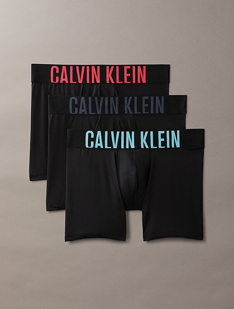 Calvin Klein Siyah Renkli Erkek 3'lü Paket Boxer Brief