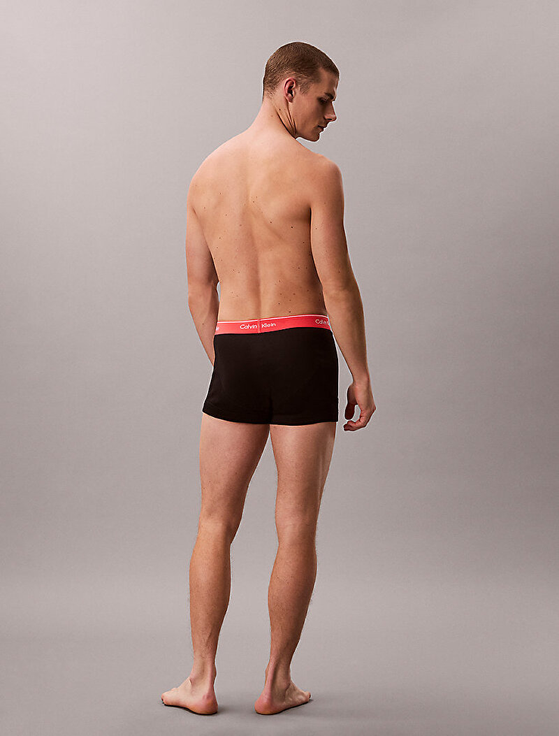 Calvin Klein Siyah Renkli Erkek 3'lü Paket Trunk Boxer
