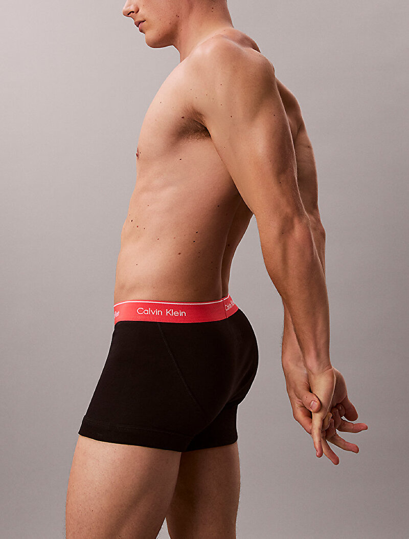 Calvin Klein Siyah Renkli Erkek 3'lü Paket Trunk Boxer