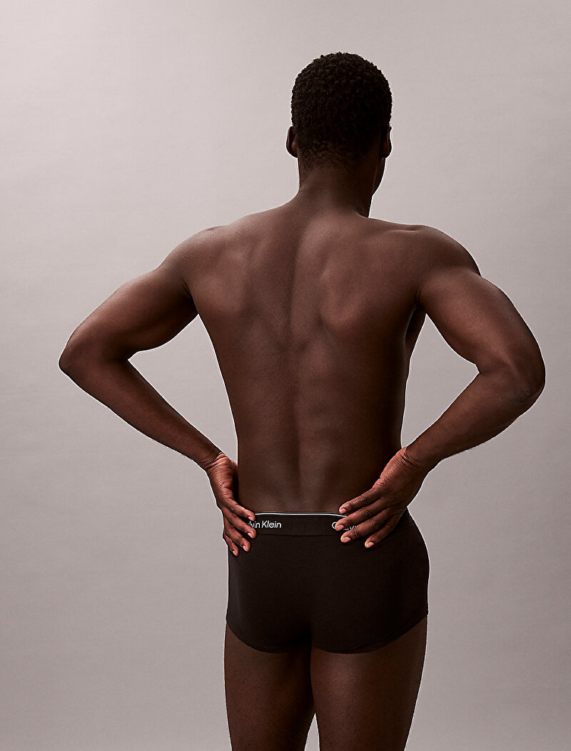 Calvin Klein Siyah Renkli Erkek 3'lü Paket Low Rise Trunk Boxer