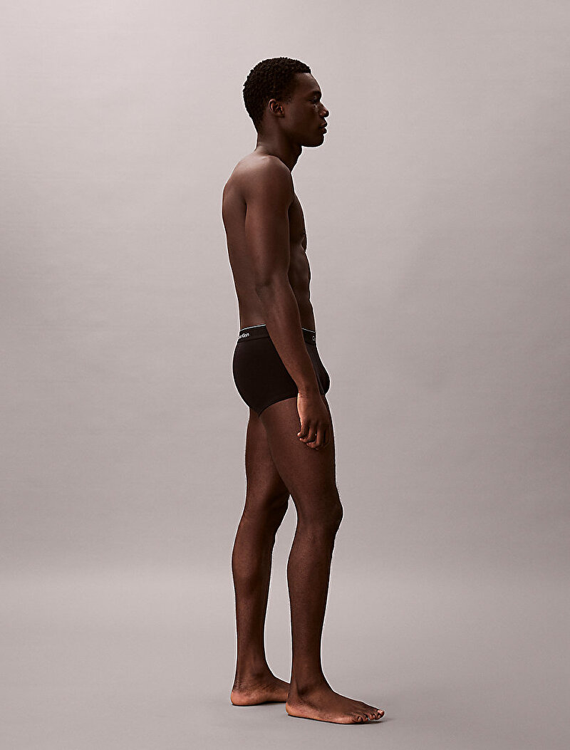 Calvin Klein Siyah Renkli Erkek 3'lü Paket Low Rise Trunk Boxer