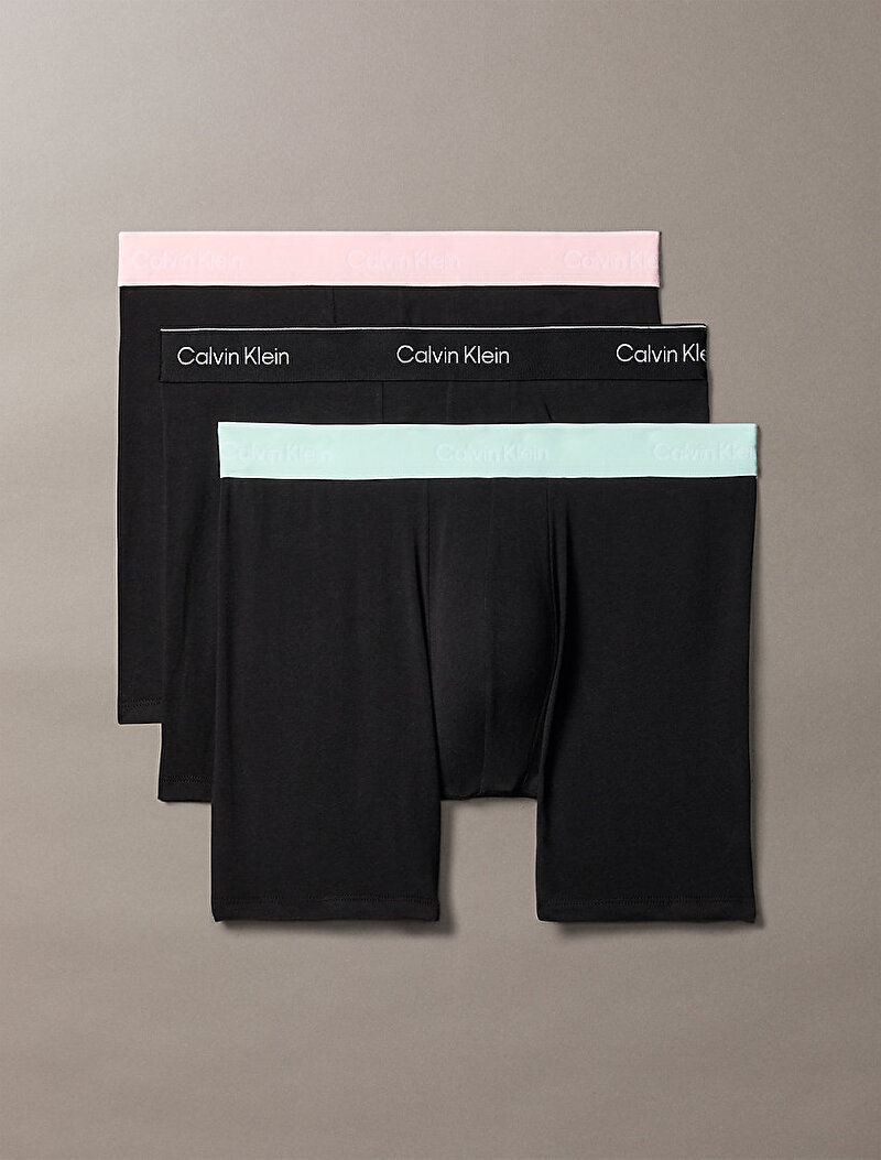 Calvin Klein Siyah Renkli Erkek 3'lü Paket Boxer Brief