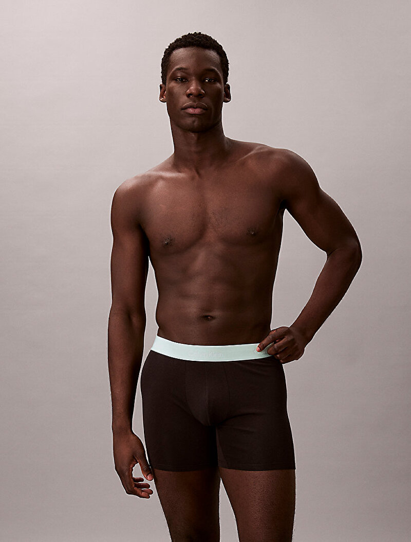Calvin Klein Siyah Renkli Erkek 3'lü Paket Boxer Brief
