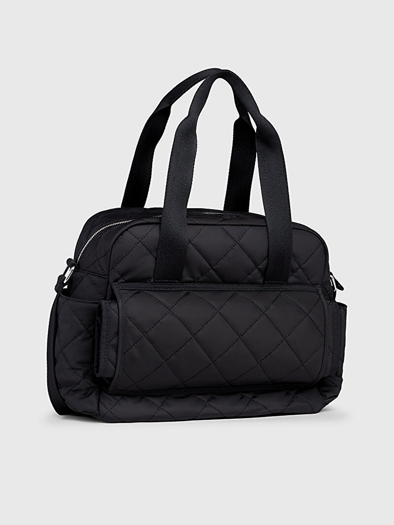 Calvin Klein Siyah Renkli Çocuk Unisex CK Duffle Çanta