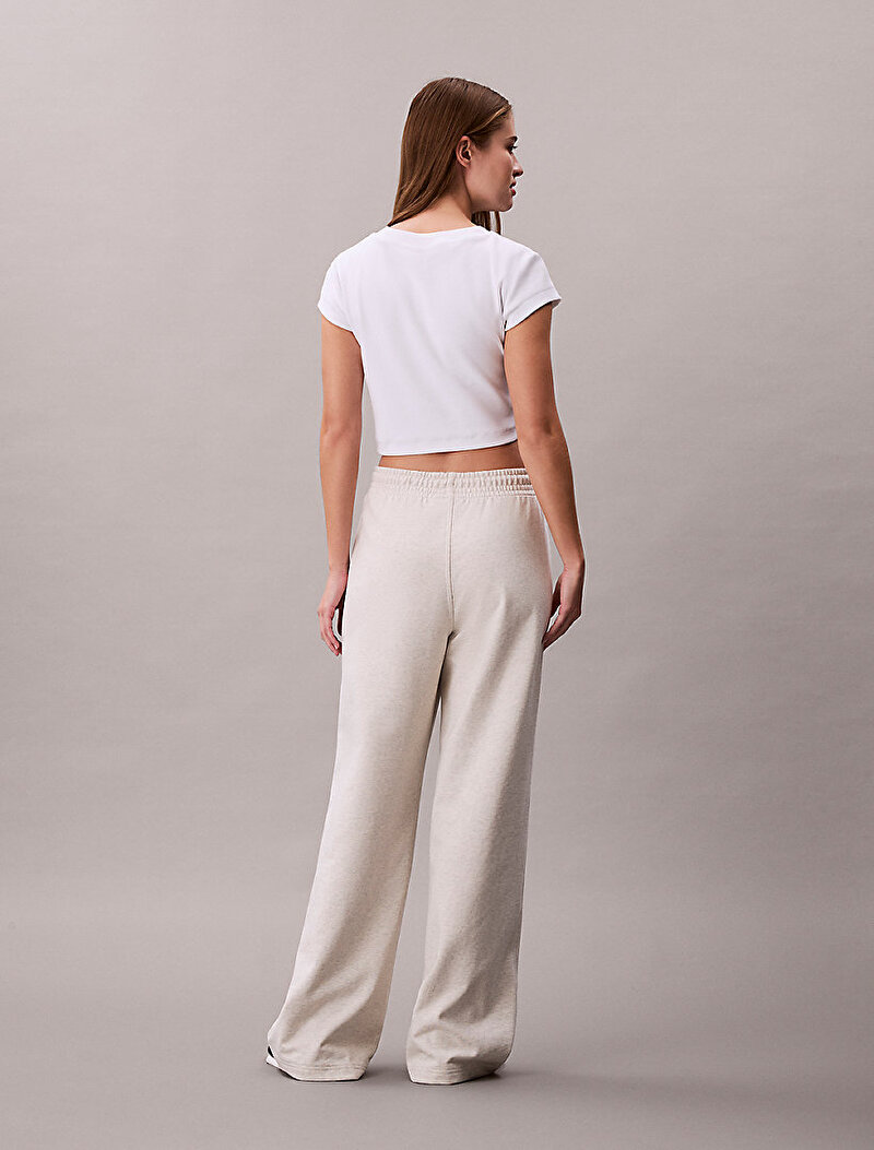 Calvin Klein Gri Renkli Kadın Embossed Monologo Eşofman Altı