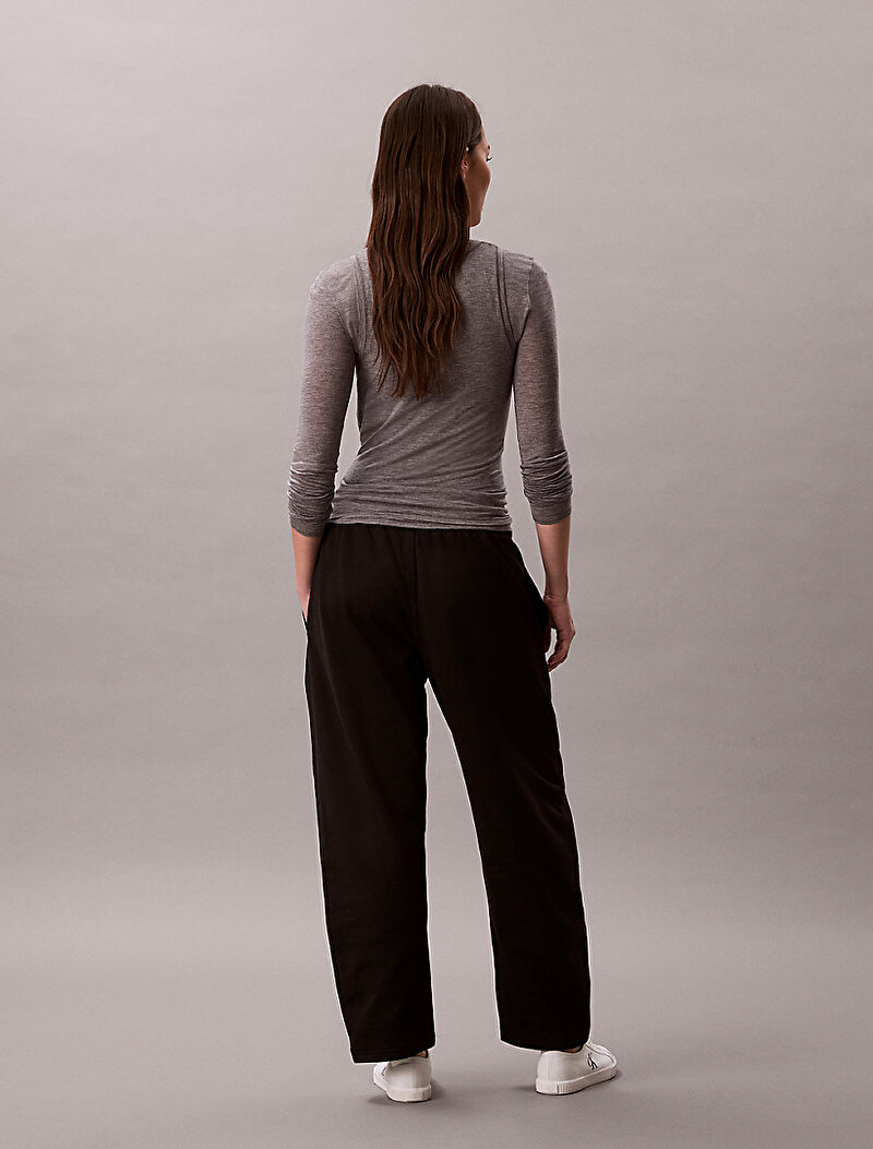 Calvin Klein Siyah Renkli Kadın Monogram French Eşofman Altı