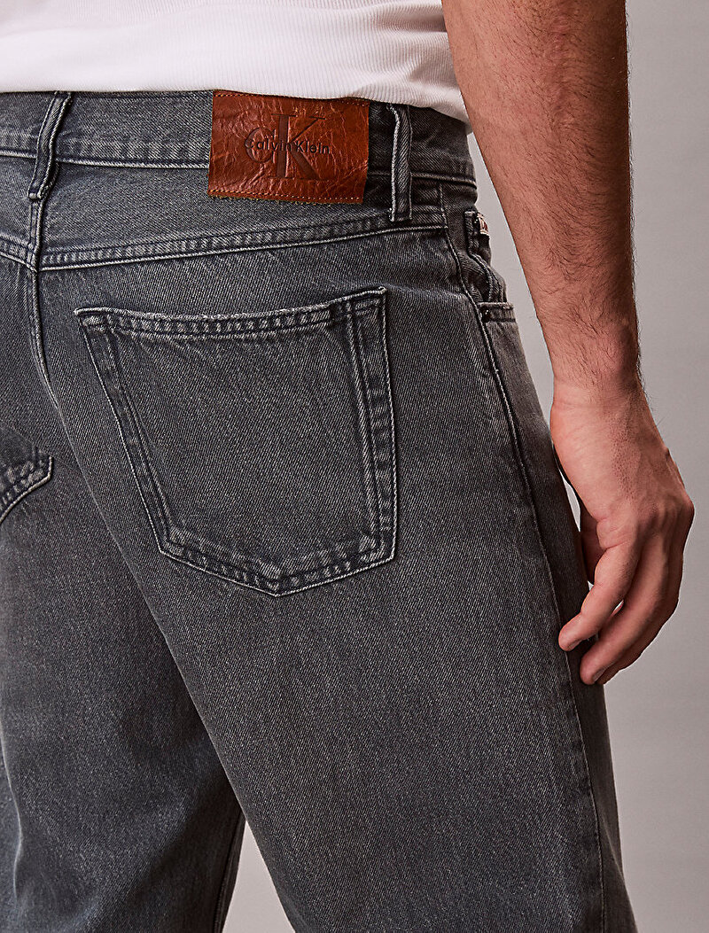 Calvin Klein Mavi Renkli Erkek 90s Straight Blue Jean Pantolon