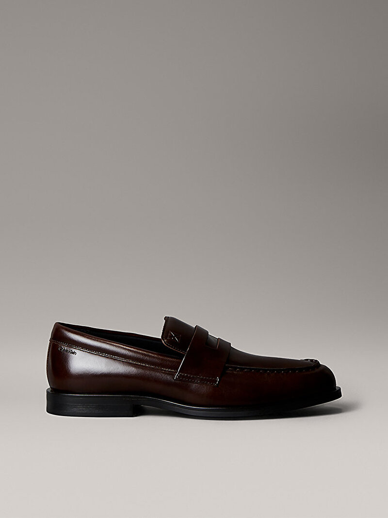 Calvin Klein Kahverengi Renkli Erkek Essential Rubber Penny Loafer