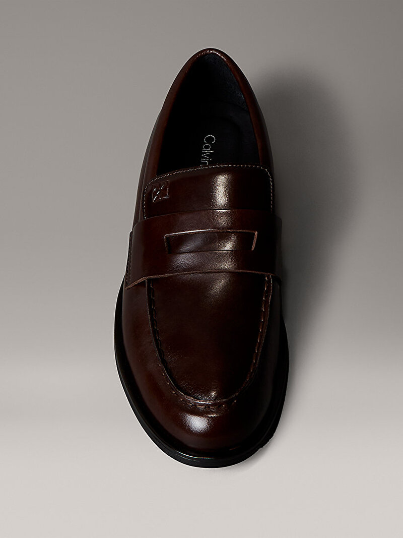 Calvin Klein Kahverengi Renkli Erkek Essential Rubber Penny Loafer