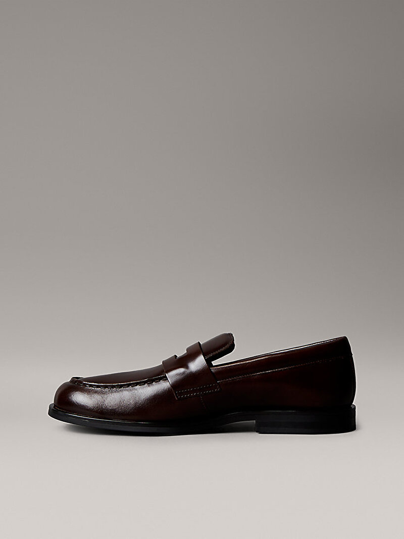 Calvin Klein Kahverengi Renkli Erkek Essential Rubber Penny Loafer