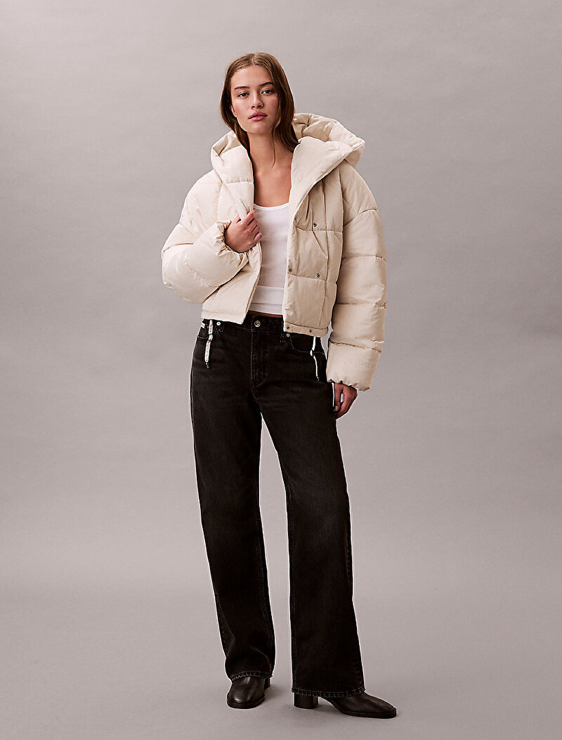 Kadın Mid Weight Satin Mont