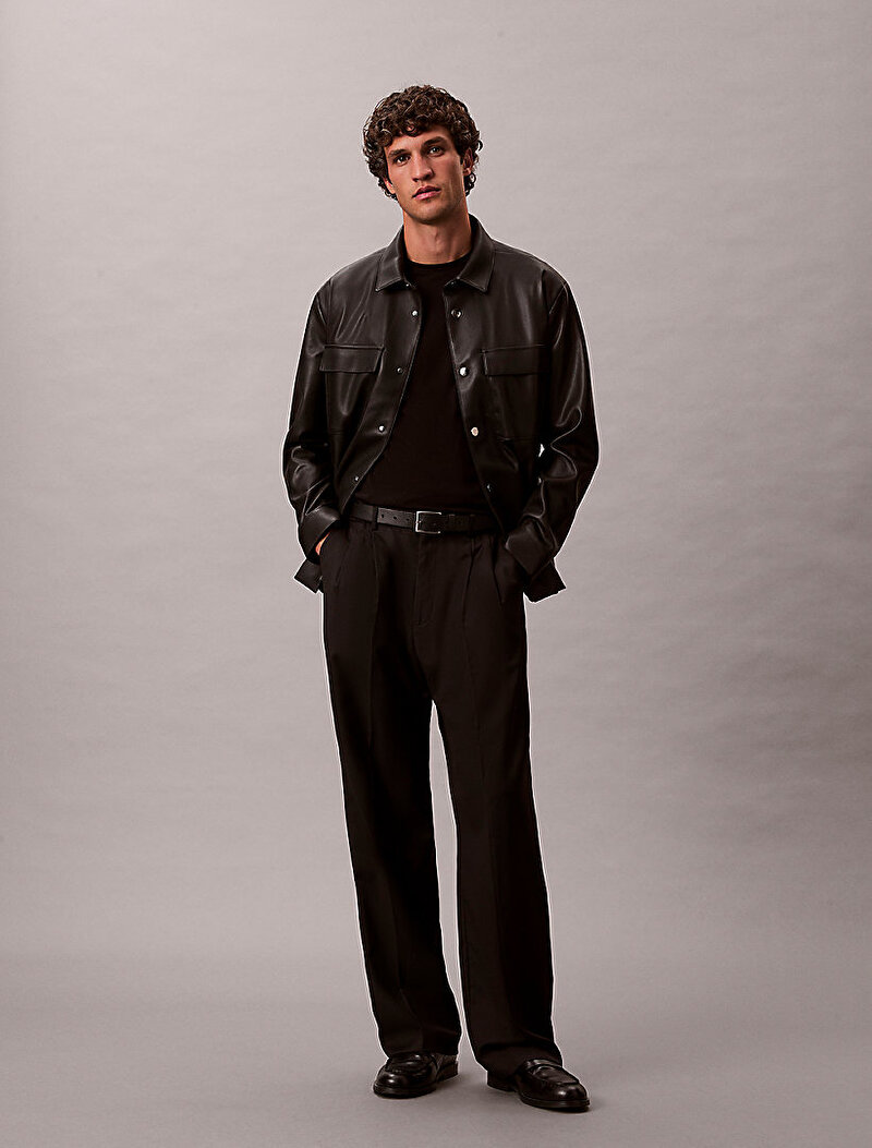 Erkek Wide Leg Travel Pantolon