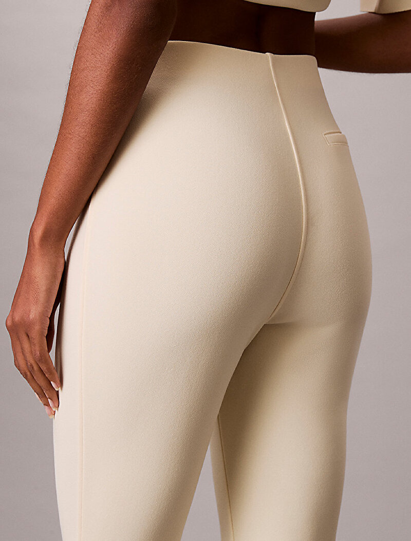 Calvin Klein Bej Renkli Kadın Tailored Knit Pull Pantolon