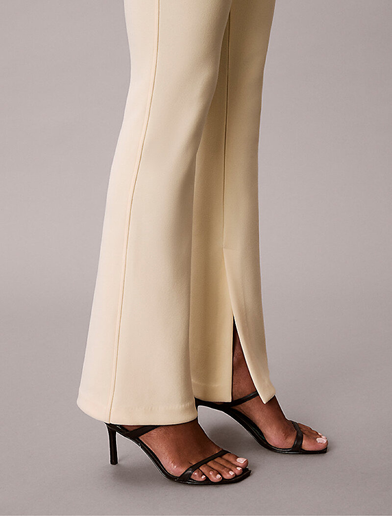 Calvin Klein Bej Renkli Kadın Tailored Knit Pull Pantolon