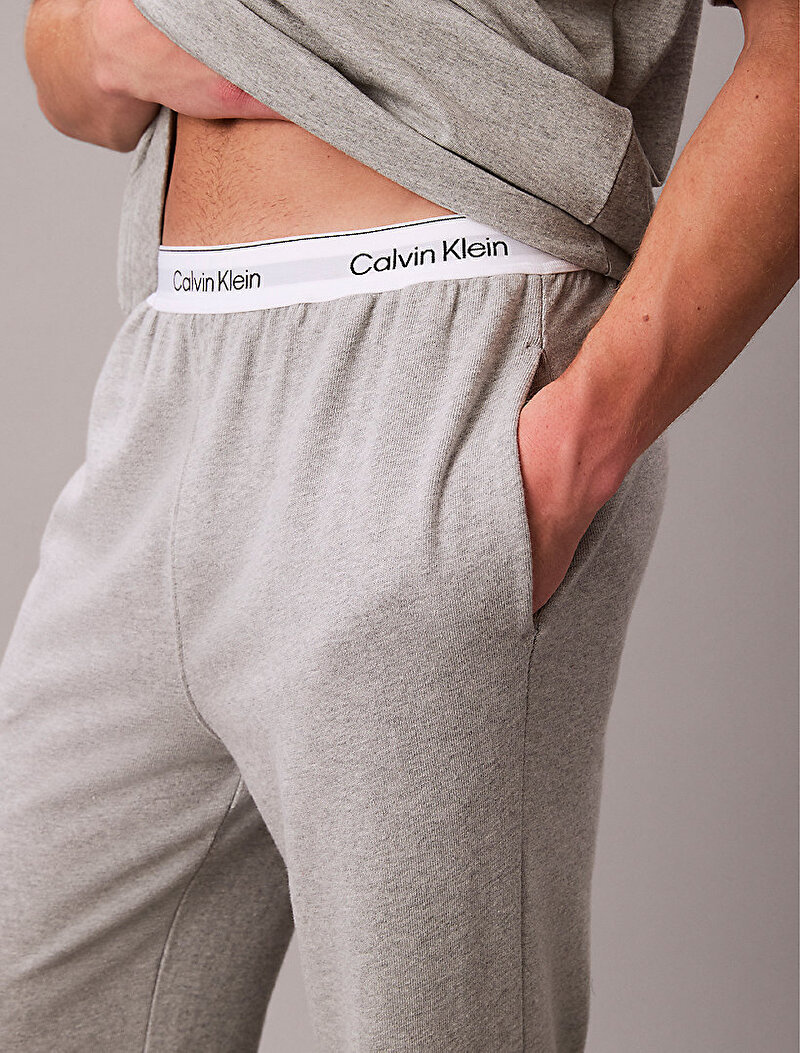 Calvin Klein Gri Renkli Erkek Pijama Altı