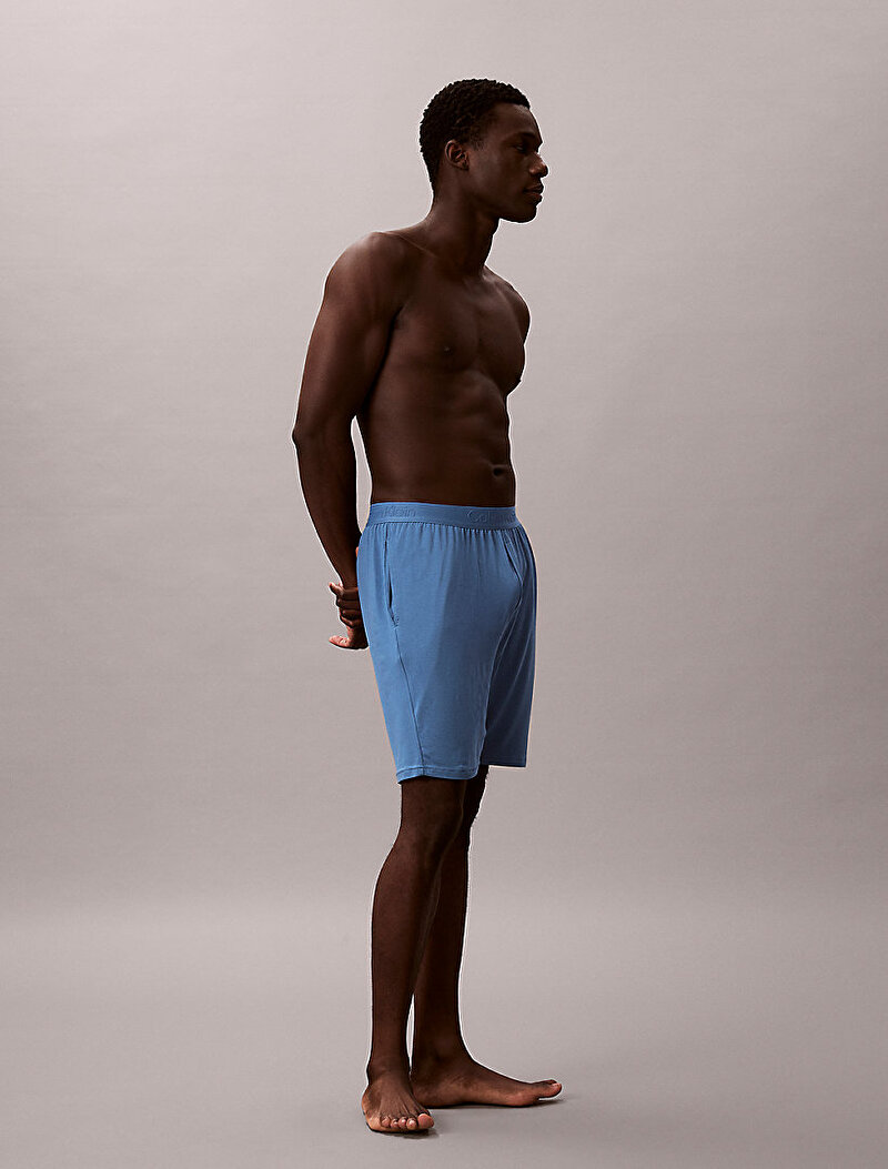 Calvin Klein Mavi Renkli Erkek Modal Şort Pijama Altı