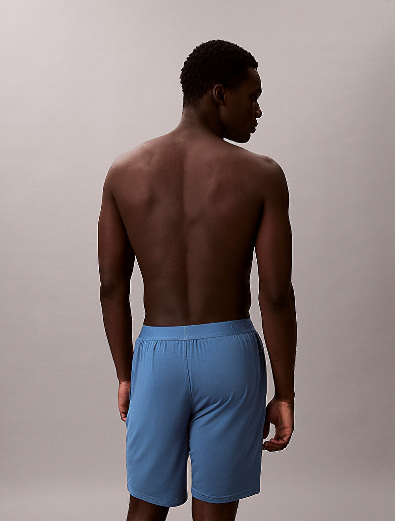 Calvin Klein Mavi Renkli Erkek Modal Şort Pijama Altı