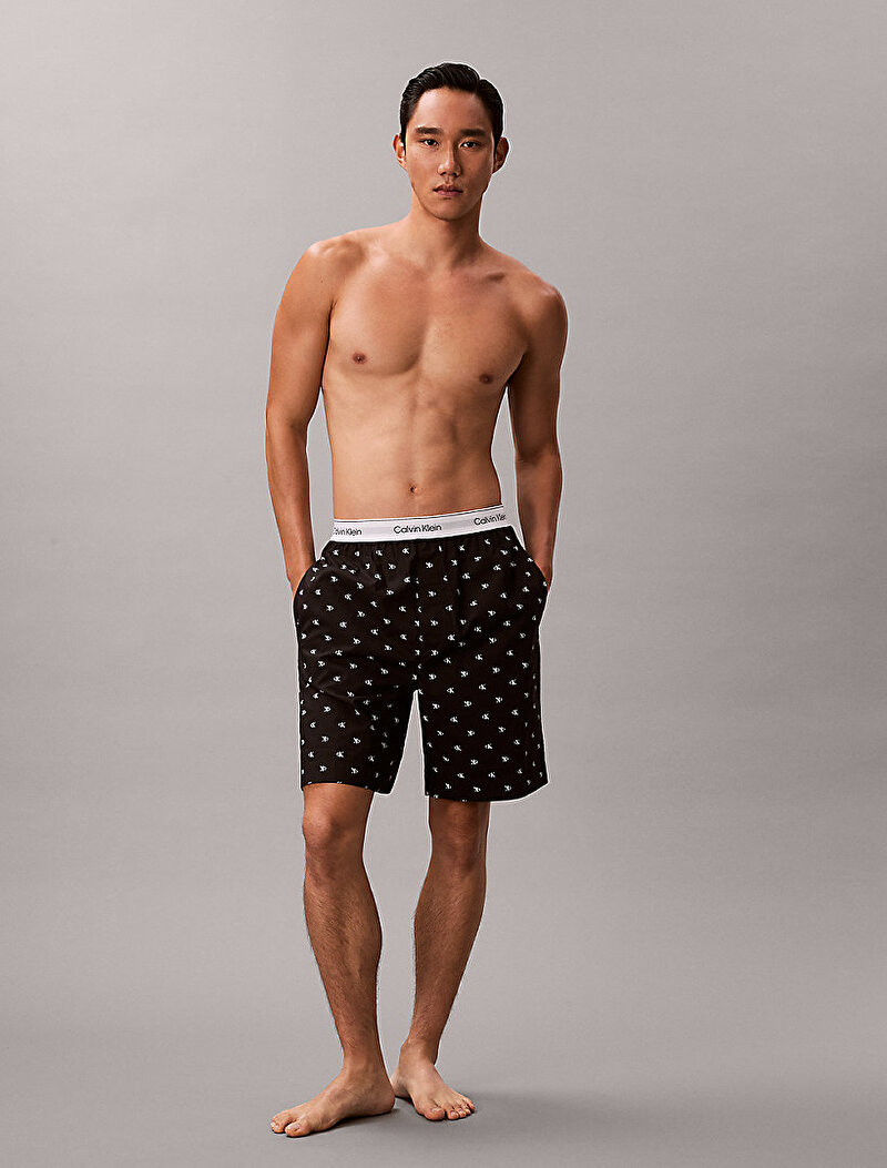 Calvin Klein Siyah Renkli Erkek Şort Pijama Altı