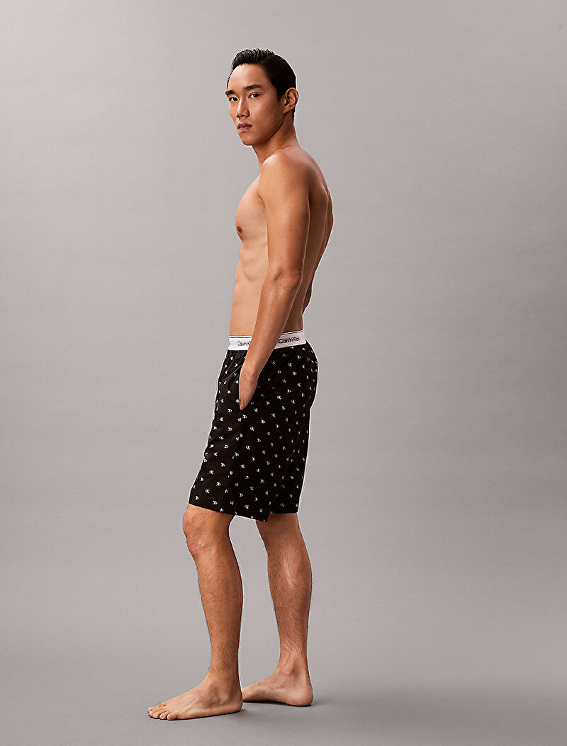 Calvin Klein Siyah Renkli Erkek Şort Pijama Altı