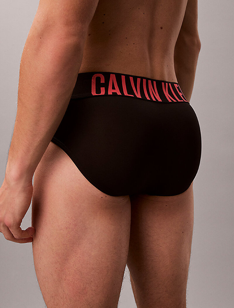 Calvin Klein Siyah Renkli Erkek 3'lü Paket Hip Brief 