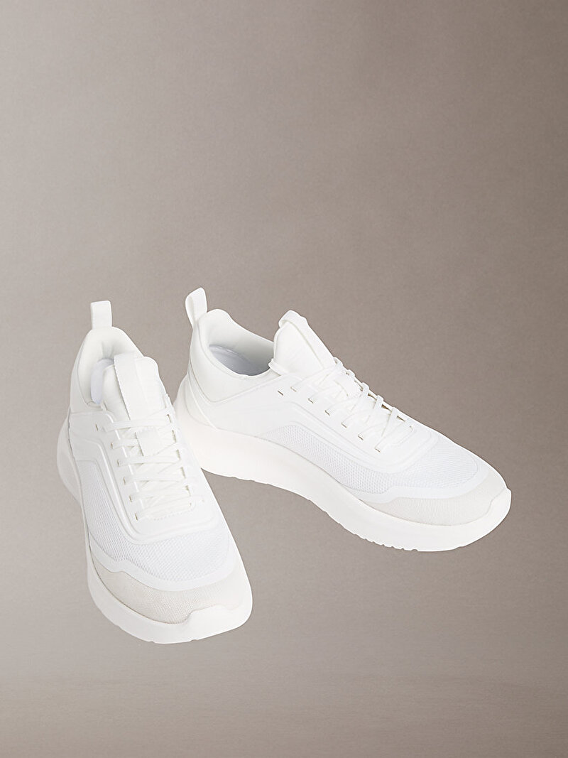 Calvin Klein Beyaz Renkli Erkek Light Eva Runner Lace Sneaker
