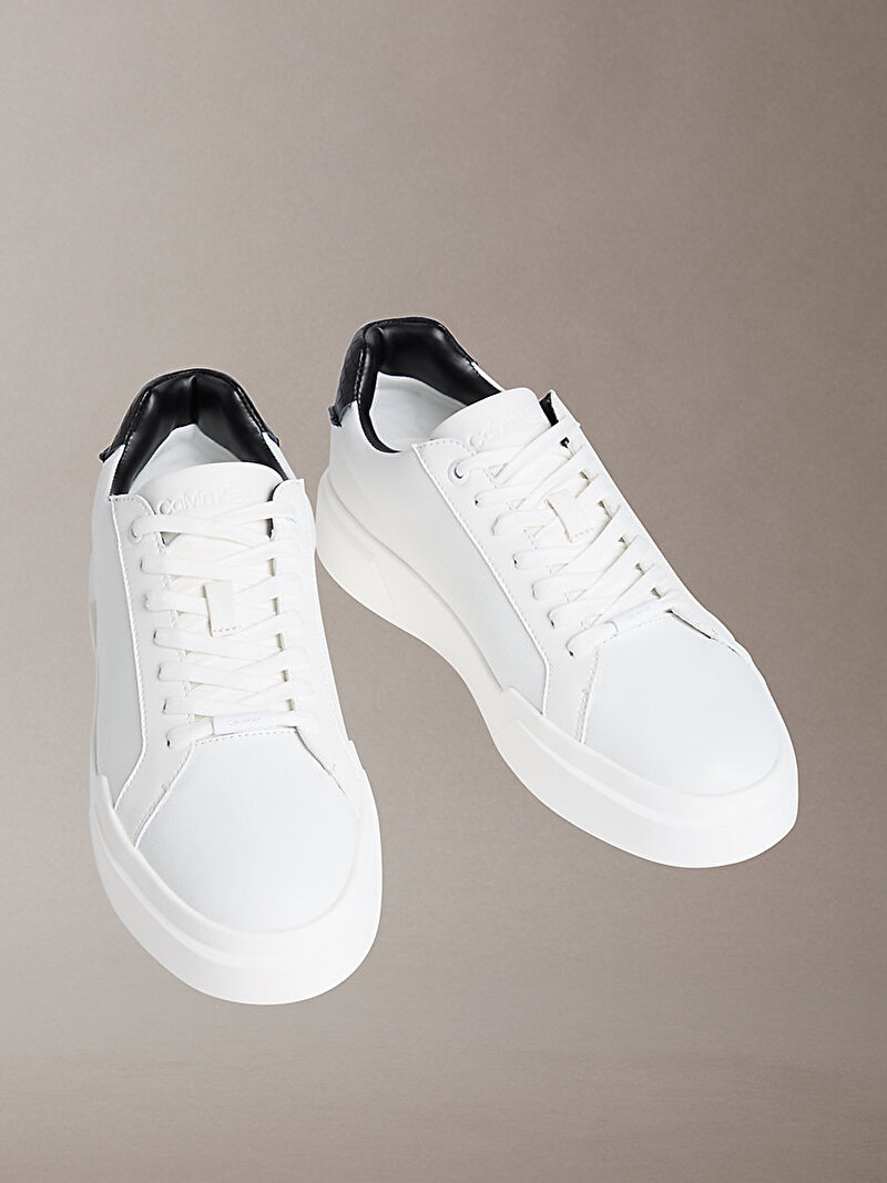 Calvin Klein Beyaz Renkli Erkek Chunky Cupsole Laceup Sneaker