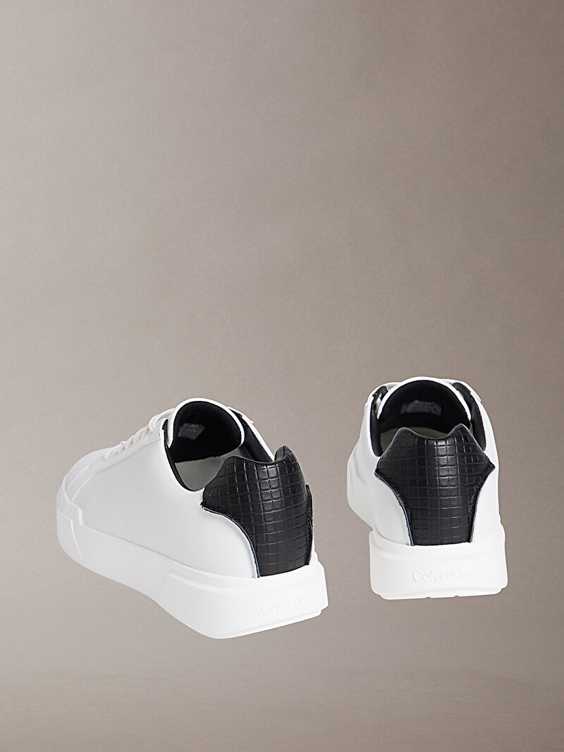 Calvin Klein Beyaz Renkli Erkek Chunky Cupsole Laceup Sneaker