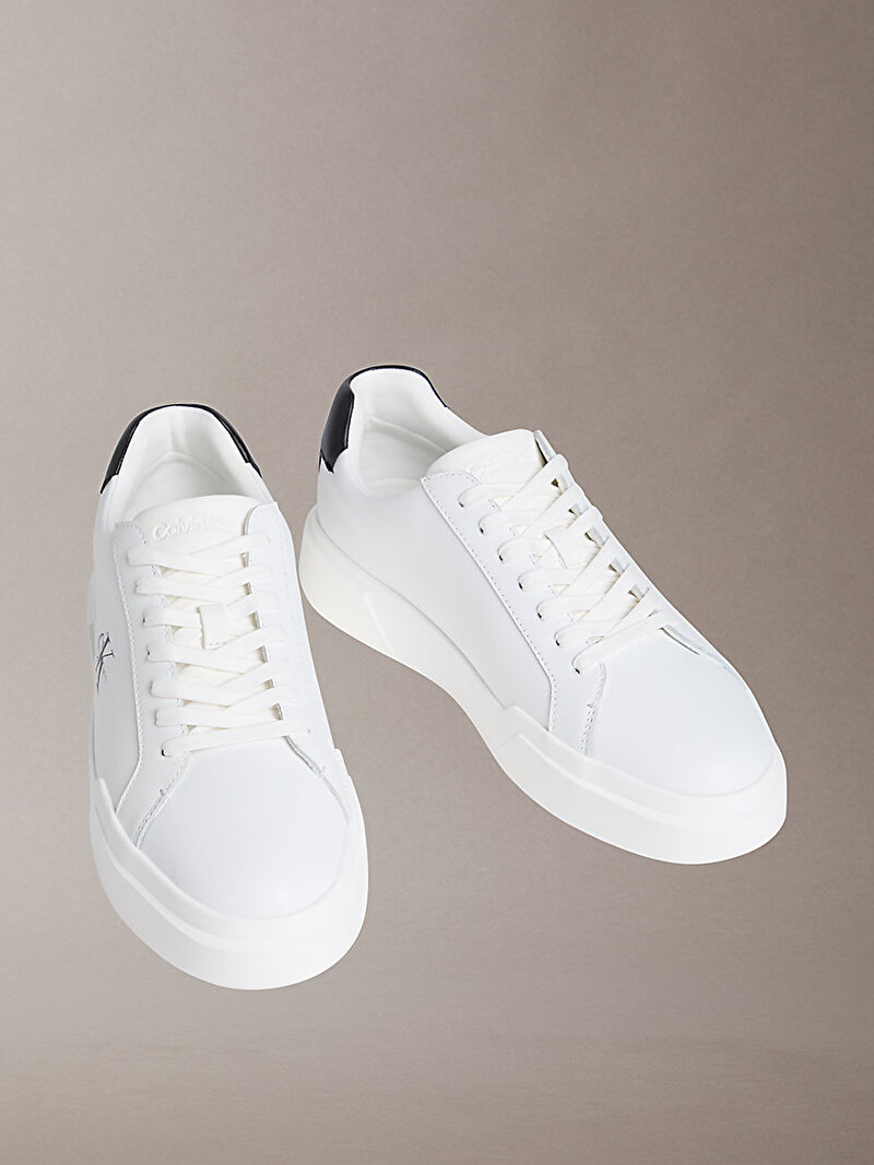 Calvin Klein Beyaz Renkli Erkek Chunky Cupsole Met Sneaker