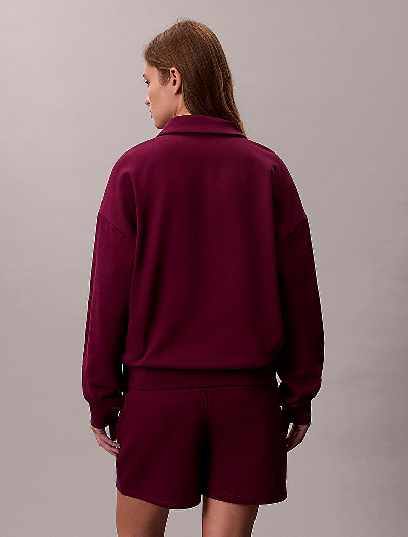 Calvin Klein Kırmızı Renkli Kadın Archive Terry Sweatshirt