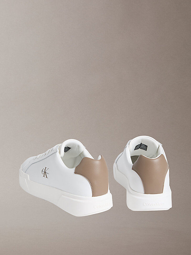 Calvin Klein Beyaz Renkli Erkek Chunky Cupsole Laceup Sneaker