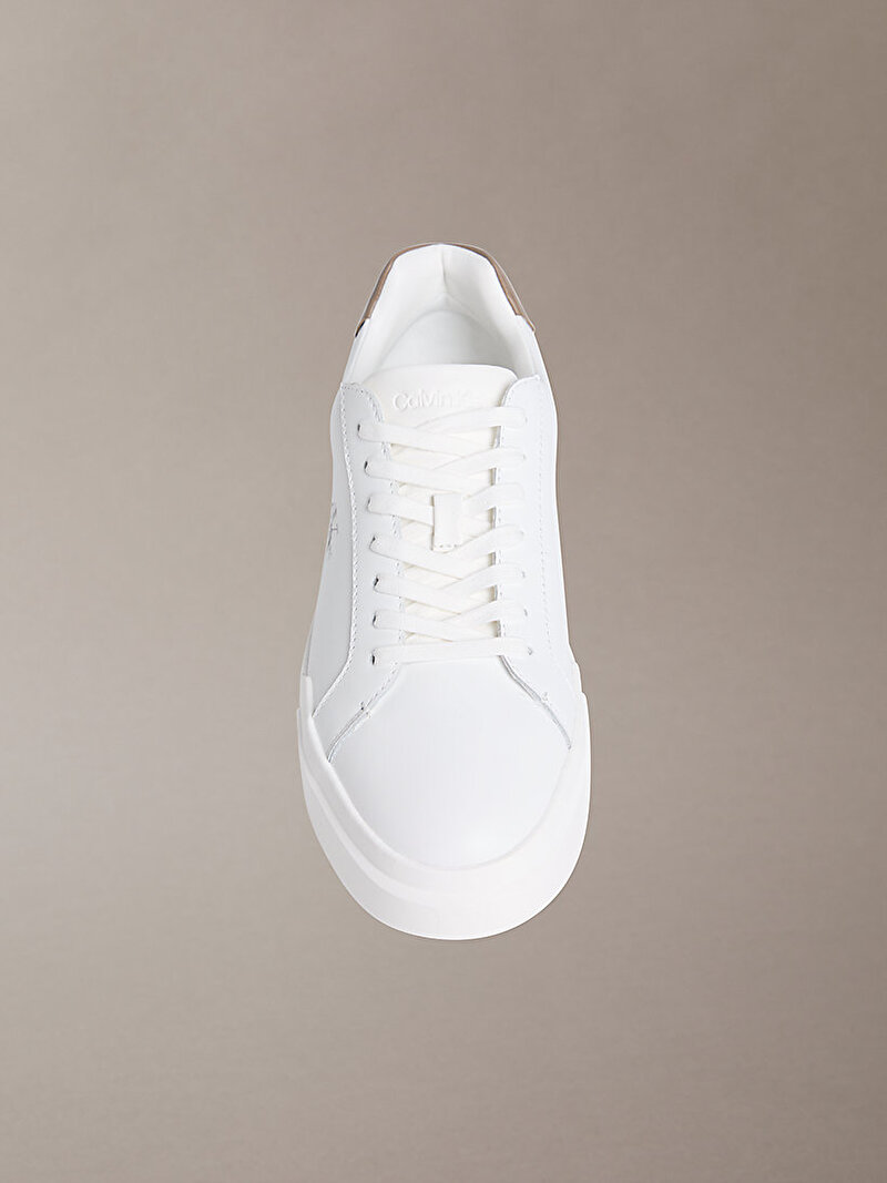 Calvin Klein Beyaz Renkli Erkek Chunky Cupsole Laceup Sneaker