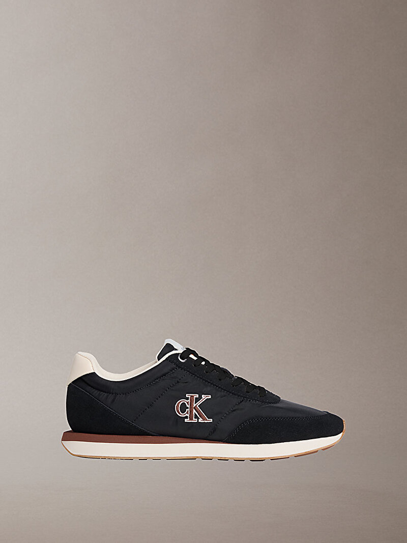 Calvin Klein Siyah Renkli Erkek Retro Runner Essential Sneaker