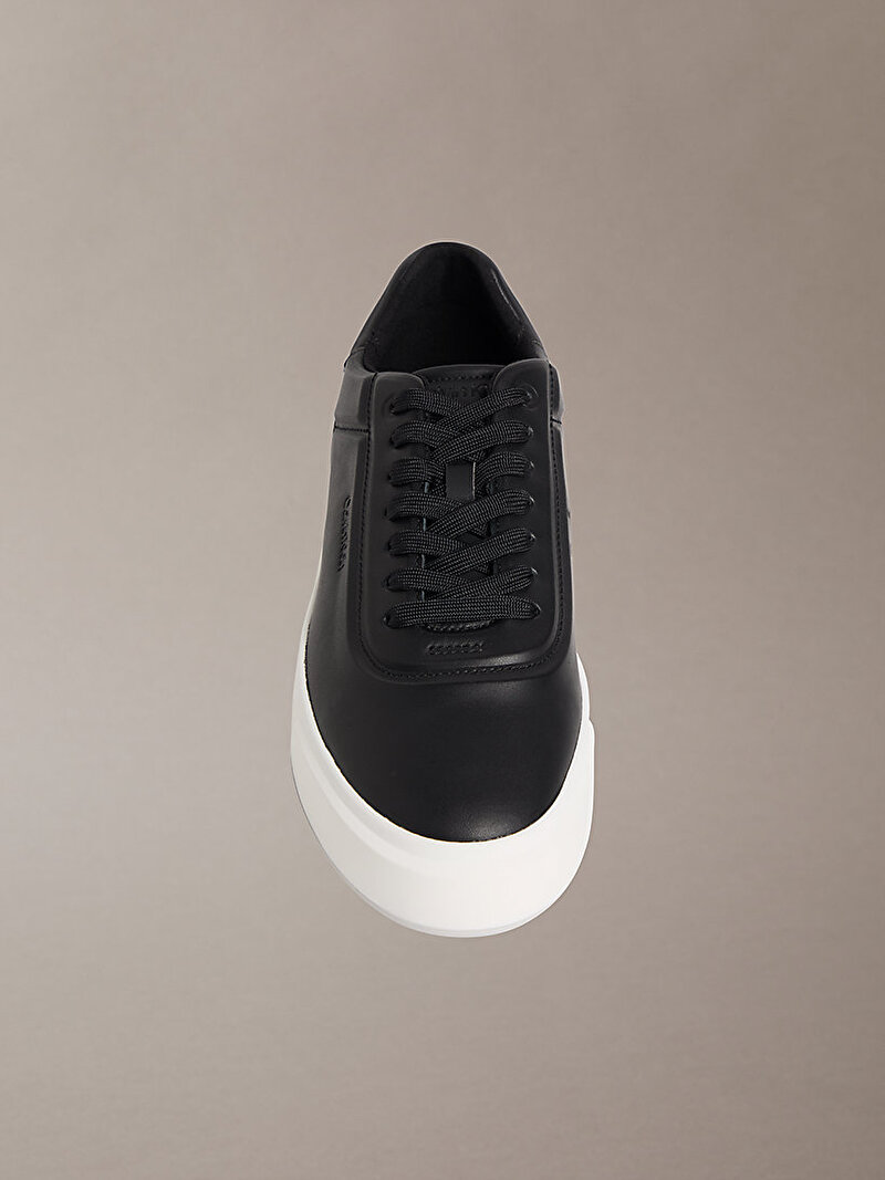 Calvin Klein Siyah Renkli Erkek Basket Cupsole Oxford Sneaker